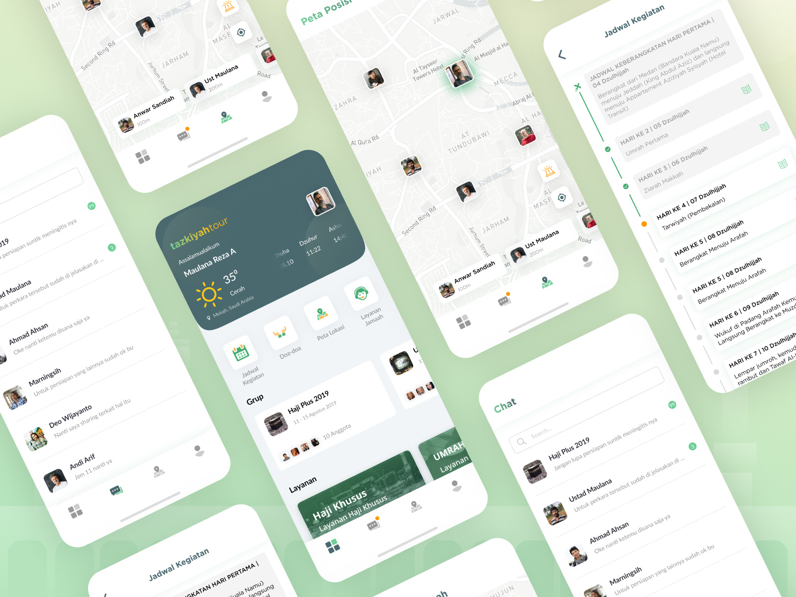 Hajj & Umrah Apps by abdul basit for Agensip UI UX Agency on Dribbble