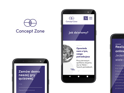 Concept Zone Webdesign adobe xd layout web ui webdesign website