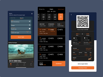 Flight Booking App - EasyJet : Re - design and Critic