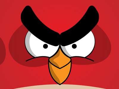 I Am Emote - Angry Birds - Little Red Bird am angry bird birds emote i illustrator little red