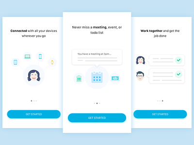 Onboarding for a task app