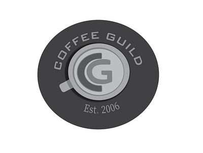 Coffee guild logo design illustration logo