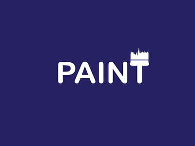 Paint logo branding design logo