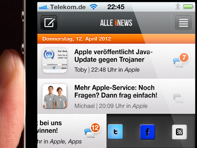 UI Design News App app app store apple design development ios ipad iphone news ui user experience user interface ux wip