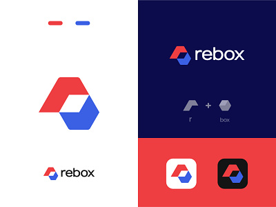 rebox Abstract Box Logo Design abstract app box brand identity branding design icon identity illustration logo logo design