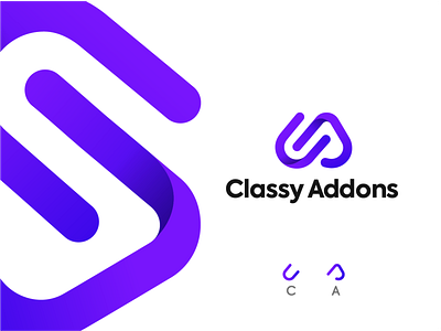 Classy Addons Modern minimalist logo design