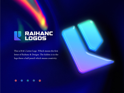 RL Letter Logo Design (Raihanc Logos)