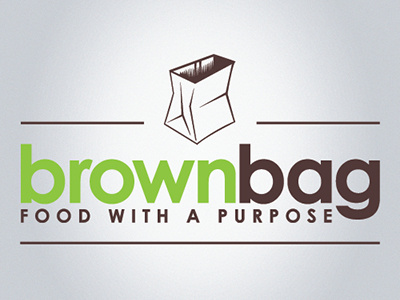 Brown Bag logo branding logo logo design