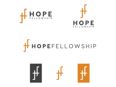 Hope Fellowship branding branding church church branding church logo church plant logo