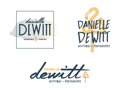 Danielle DeWitt logo options