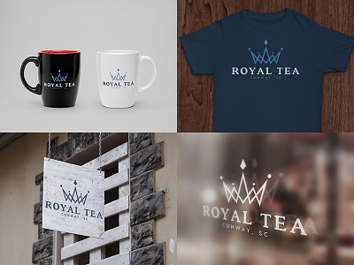 Royal Tea logo/branding branding crown logo logo design royal tea shop