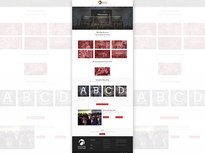 Hope Singapore web design church design church website ui ux web design