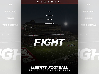 Liberty Football 2016 Playbook Cover college football liberty liberty university playbook