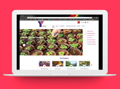 YMCA Lebanon - Website UX / UI ui ux website design
