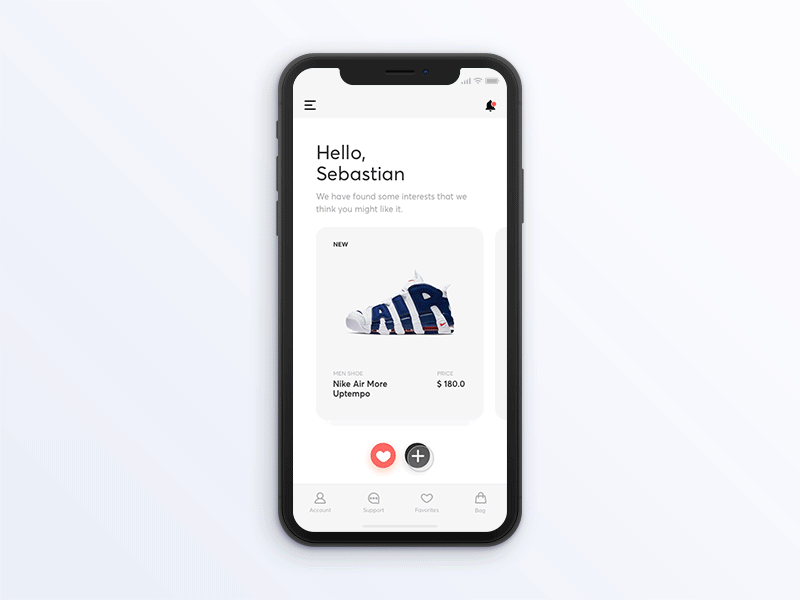 Day 7 Prototyping black daily iphone settings shoe ui x