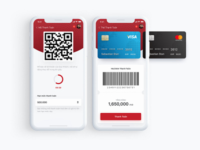 Payment Checkout bee sight soft checkout credit card design iphone mobile payment red ui uiux ux vietnam