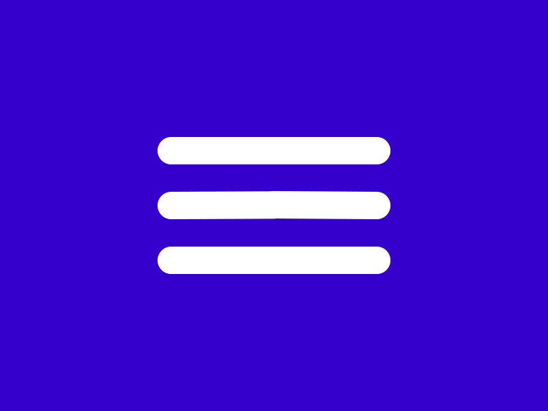 Burger Close icon icon animation