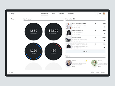 Minimal Dashboard Design