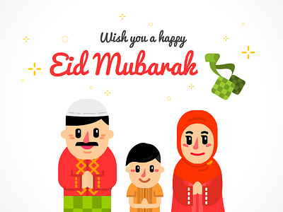 Happy Eid Mubarak card day eid fitri greeting holy idl sorry