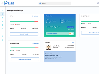 Health Labs - Management Application dashboard ui design design prototyping ui design ux design visual design visualization