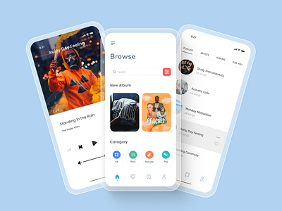 Music Player App Design Concept