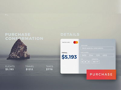 Day 02 - Credit Card Checkout 002 card credit dailyui
