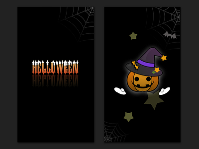 Helloween adobe xd illustration