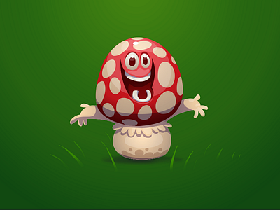 Happy mushroom