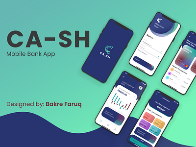 CA-SH | Mobile Banking App app design illustration logo mobile ui uiux design ux