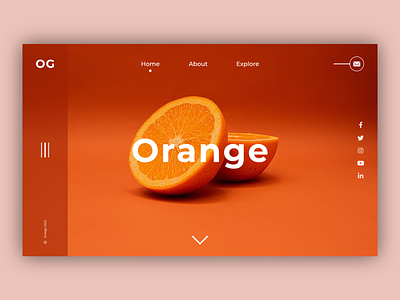 Orange Website Design