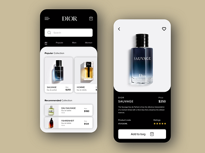 Perfume App Design