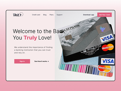 Truly Bank UI Design