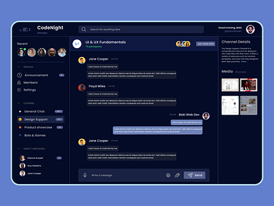 CodeNight Community Dashboard