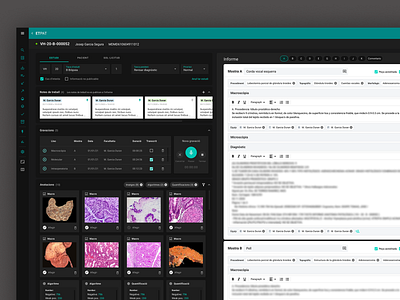 Anatomical Pathology Diagnostic Tool app design interface ui ux