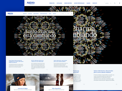 Aristo design interface ui ux web