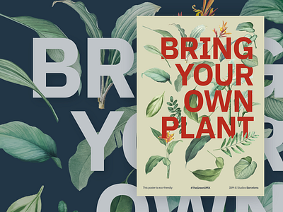 Bring Your Own Plant design poster