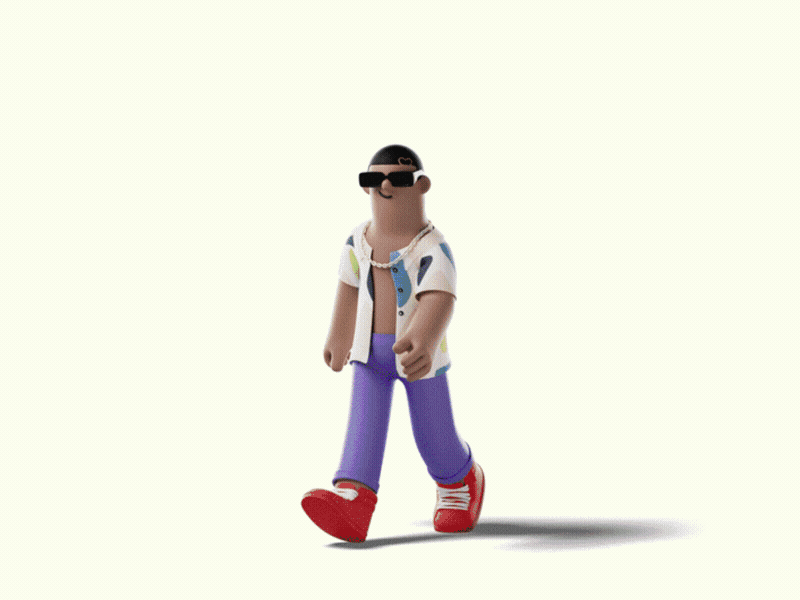 Kool Kidz NFT - The Crew 3d animation c4d character cinema4d design gif illustration