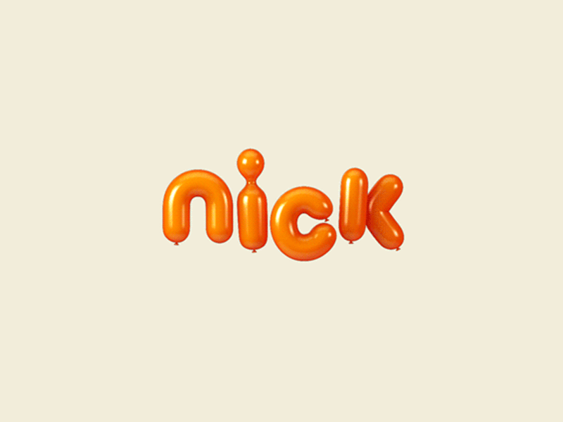 Nickelodeon Balloons 3d animation balloons c4d character cinema4d fun gif illustration nickelodeon president vector