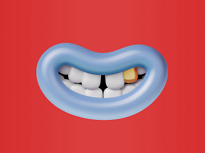 MM&M - Mouth 3d body c4d character cinema4d editorial food illustration mouth