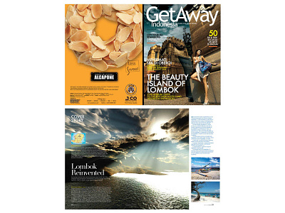 GetAway Indonesia Magazine Design design graphic design magazine design