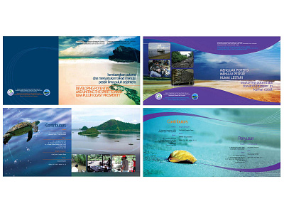 Ministry of Marine Affairs and Fisheries Guide Book book design design graphic design