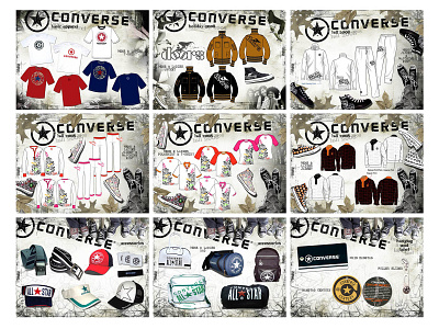 Converse Apparrel & Merchandise apparel design design graphic design merchandise design product design