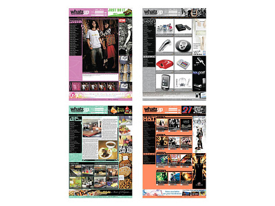 Whatzup Online Magazine Web Design design graphic design web design