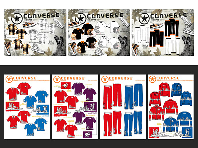 Converse Apparrel & Merchandise 2 apparel design design graphic design product design