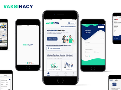 COVID-19 Vaccine Mobile App - Vaksinacy coronavirus covid covid19 health indonesia mobile pandemic plainthingchallenge plainthingstudio raymondvalent1no ui ui ux ux vaccination vaccine vaccine app vaccines vaksin