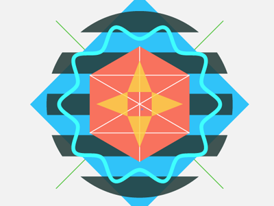 Generated Badge badge geometric