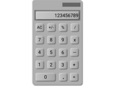 Basic Neumorphic Calculator | Daily UI 004 design typography ui