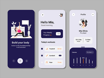 Mobile App Design for Fitness