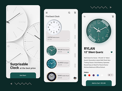 Clock E-commerce App Exploration 🕐
