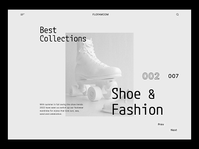 Shoe Web Page Exploration branding catalog clean design fashion homepage interface item nehal shoe shopping store ui uiux ux web website white shoe white web whitespace